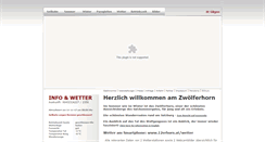 Desktop Screenshot of 12erhorn.at